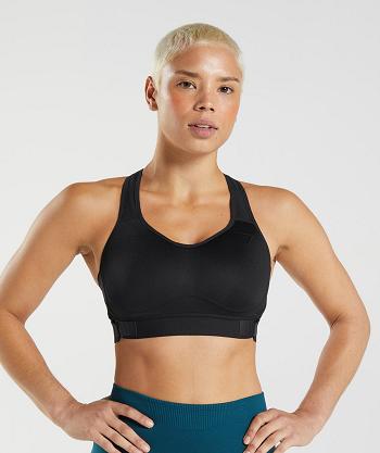 Gymshark Racerback High Support Sport Bh Dam Svarta | SE 2855SGL